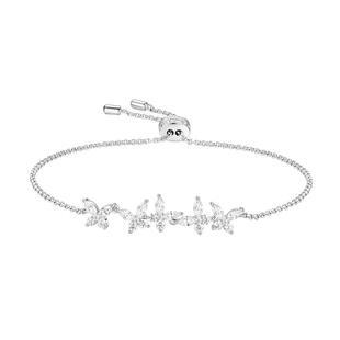 APM Monaco蝴蝶手链女生可调节925银气质首饰女闺蜜生日礼物