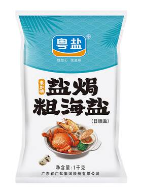 【粤盐旗舰】盐焗海鲜粗海盐大粒