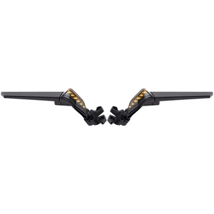 新赛600赛550s改装后视镜春风450SR反光镜带转向灯全铝合金定风翼