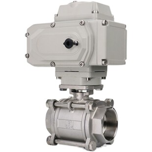 Q911F-16P电动 304不锈钢 丝扣 高温 球阀DN20 25 32 40 50 65 80