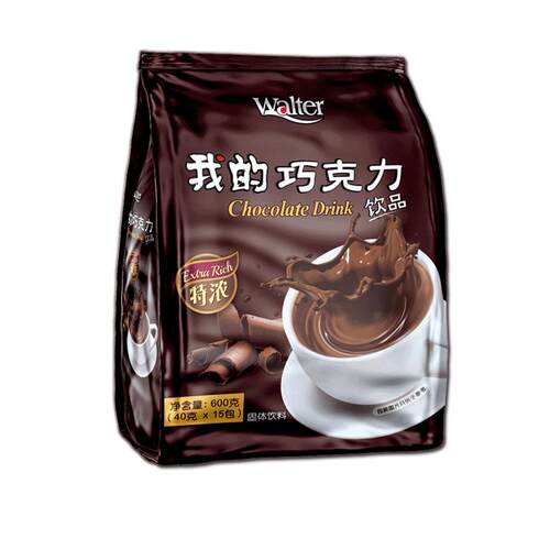 我的特浓巧克力粉600g马来西亚原装进口好喝热可可粉冲饮品