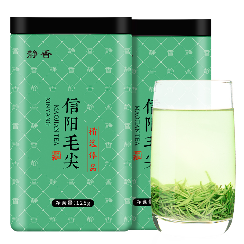 静香毛尖茶叶2024新茶信阳毛尖雨前特级嫩芽高山绿茶浓香250g散装