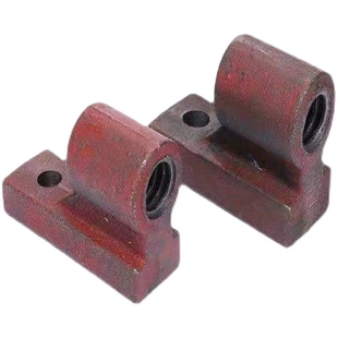 台虎钳配件丝杆螺母8寸10寸12寸16寸机用平口钳丝杆台钳铸铁螺母