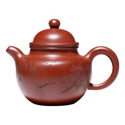 名壶秋月原矿紫砂泡茶壶红皮龙
