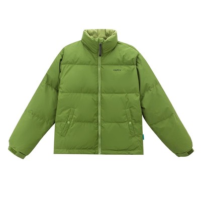 晶煊短款立领绿色羽绒服送运费险