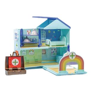 正版小猪佩奇医院过家家玩具屋房子3-6岁小孩子女孩生日礼物送礼