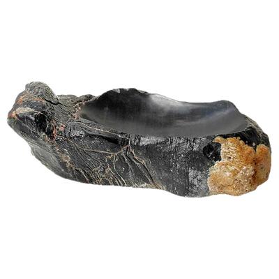 灵璧天然砚台墨盒手工文房四宝