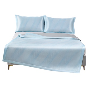 罗莱家纺可水洗冰丝席子夏季凉席A类抗菌学生宿舍双人凉感床笠席