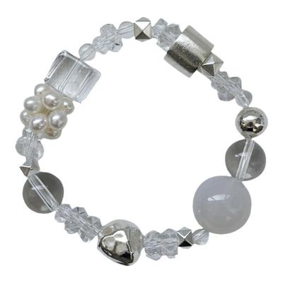 小众天然珍珠水晶手链女气质简约