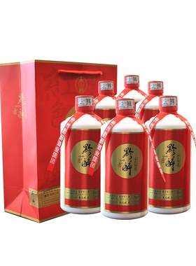 黔醉红色印象纯粮酒酱香53度整箱