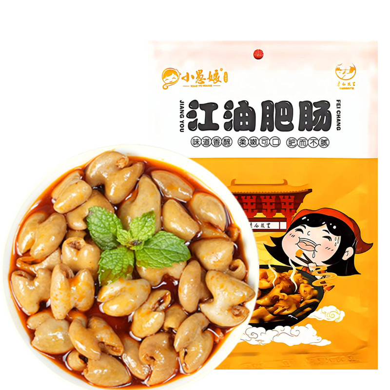 猪大肠江油肥肠熟食方便加热即食