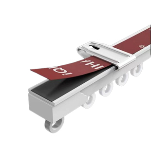 免打孔窗帘轨道安装粘滑道门帘滑轨导轨顶侧装学生宿舍遮挡帘子