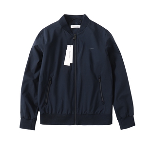 美版正品 Calvin Klein棒球领飞行员夹克男士商务休闲通勤薄外套
