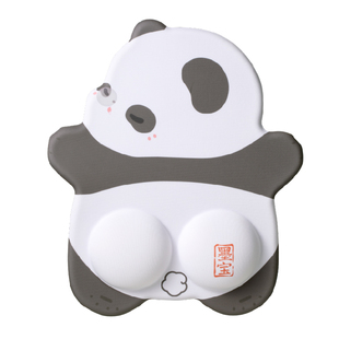 宫廷宝贝故宫文创熊猫墨宝鼠标垫卡通可爱送朋友同事办公生日礼物