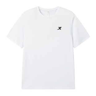 特步纯棉短袖T恤男 2026新款夏季男士透气薄款宽松旗舰店男款男装