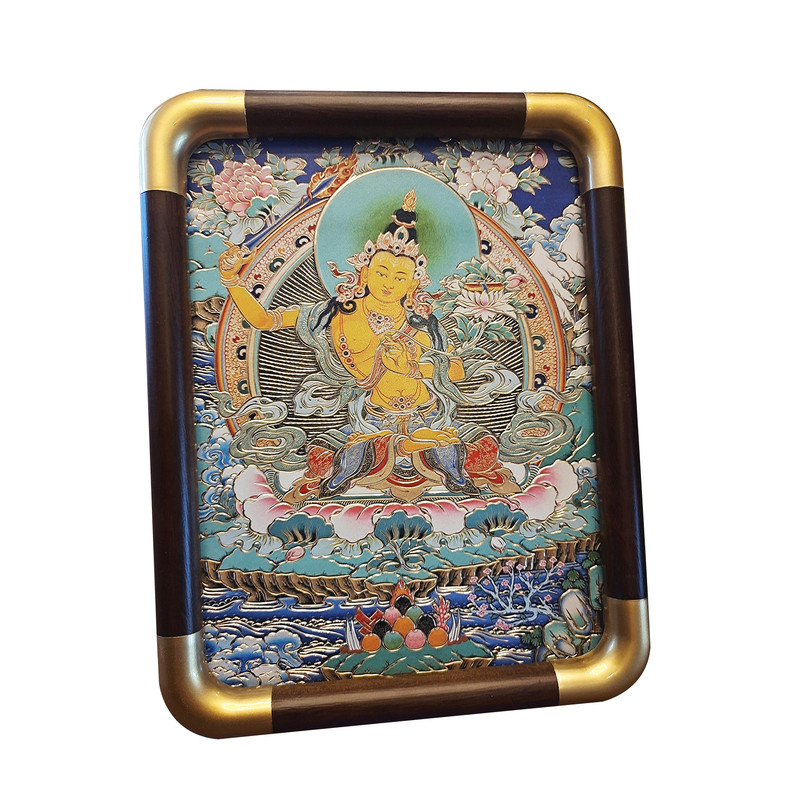 神像+可定制+手工錾刻金线