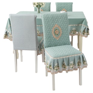 直背椅子套罩新款餐厅餐桌椅套家用凳子套靠背一体垫连体座椅套罩