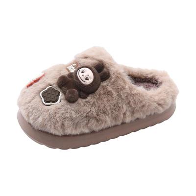 labubu儿童棉拖鞋新款保暖