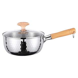 316不锈钢奶锅辅食锅婴儿煎煮一体不粘锅日式雪平锅煮泡面小汤锅
