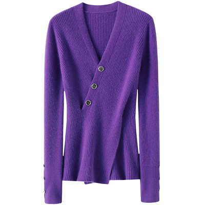 启超官方高端100%纯山羊绒衫