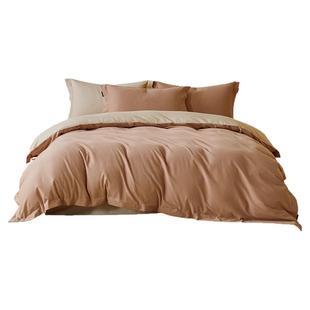 水星家纺60支新疆长绒棉磨毛四件套全棉纯棉套件秋冬保暖床品新款