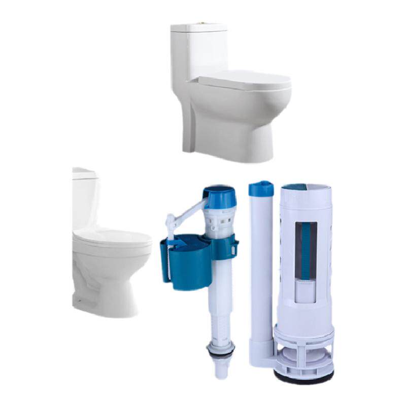 马桶排水阀18 20 25 30CM高分体连坐便器进水阀老式通用水箱配件