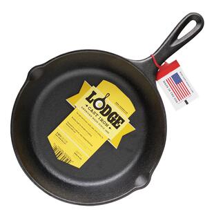Lodge洛极 美国进口无涂层铸铁小煎锅23cm 煎炒焗烤全能 L6SK3