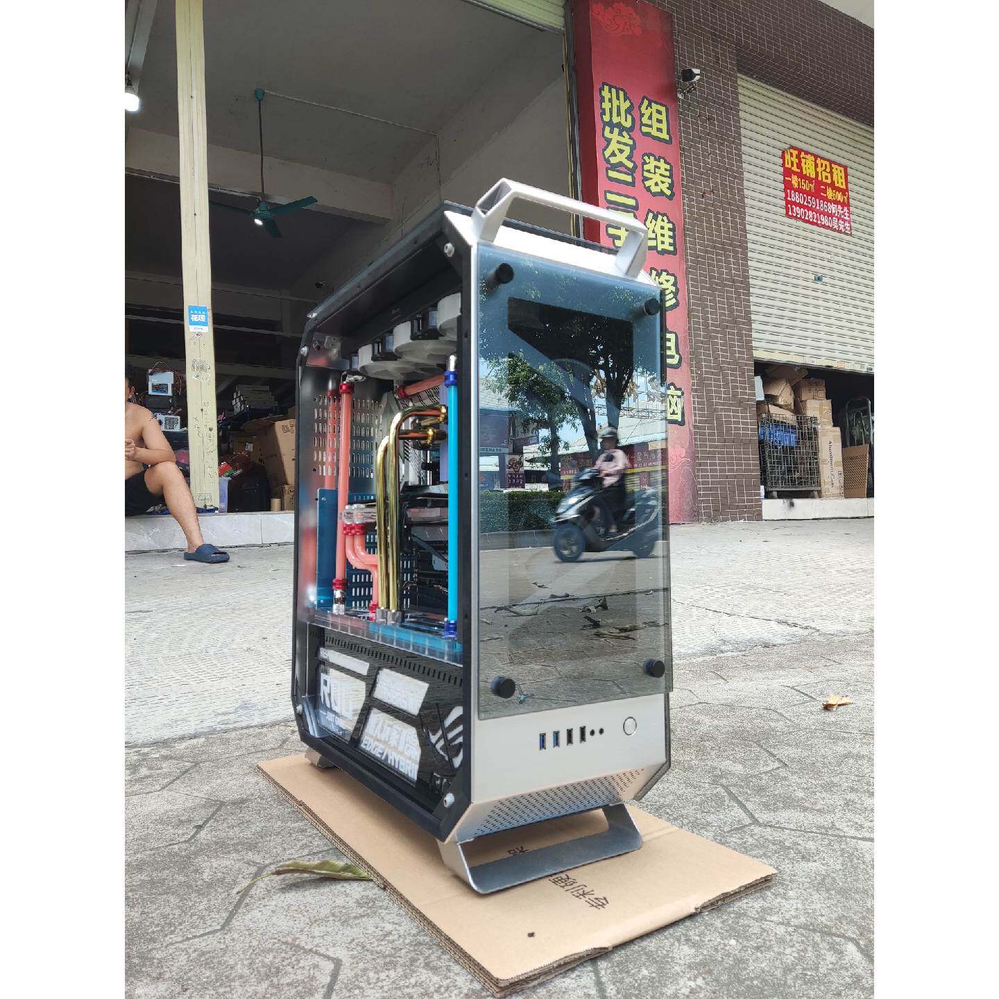 x6全塔机箱3千30斤重秒太阳神拼迎广透机箱议价