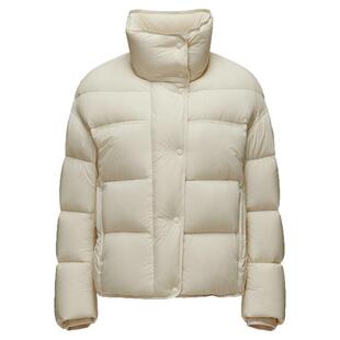 坦博尔羽绒服女款2025冬季新款立领短款宽松云感泡芙保暖羽绒外套