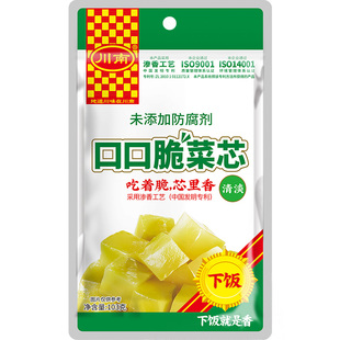 川南口口脆菜芯103g清淡榨菜学生下饭真芯佐餐泡面整箱批发大包装