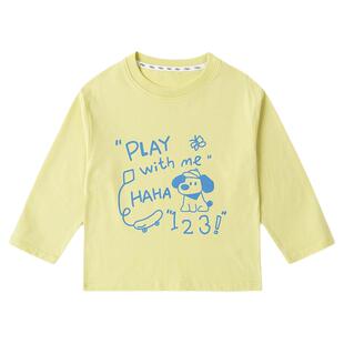 【100%棉】嘟嘟家男童纯棉T恤春季儿童全棉上衣女童春装打底童装