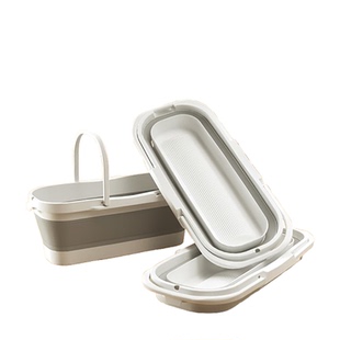 瑞丽达可折叠拖把桶长方形洗拖布桶涮墩布平板拖把盆拖地桶洗车桶