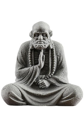 浮印国潮文创达摩禅意人物摆件