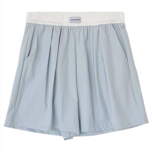 冰丝奶芙短裤女夏季薄款2026新款高腰显瘦宽松运动外穿休闲五分裤