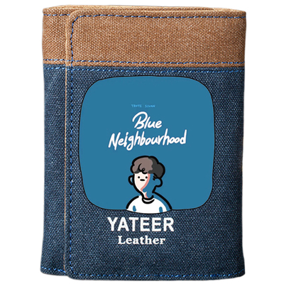 特洛耶希文钱包男款复古送香包