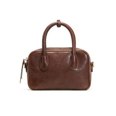 植鞣头层牛皮波士顿包no.805