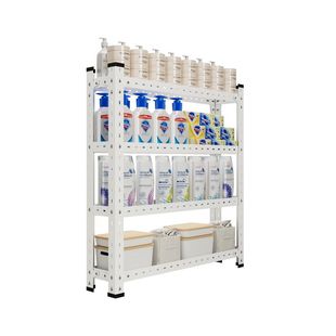 10cm卫生间门后窄置物架厕所缝隙柜落地15cm浴室夹缝架收纳神器