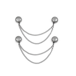 裤脚固定夹挽边裤脚扣袖子衬衫强磁吸附收裤脚神器链条磁吸免缝扣