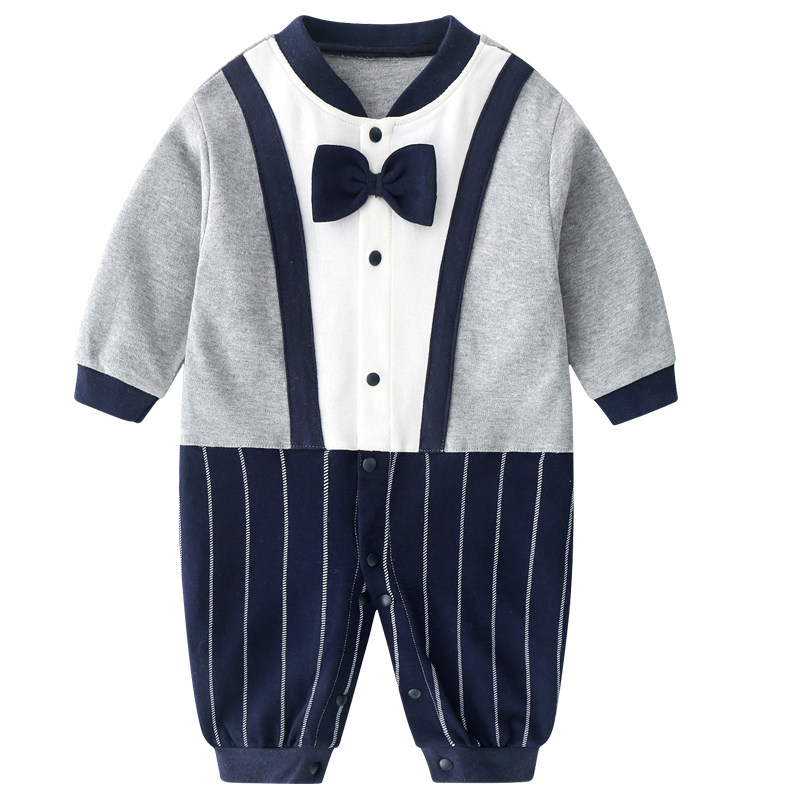 婴儿满月服百天宝宝衣服连体衣