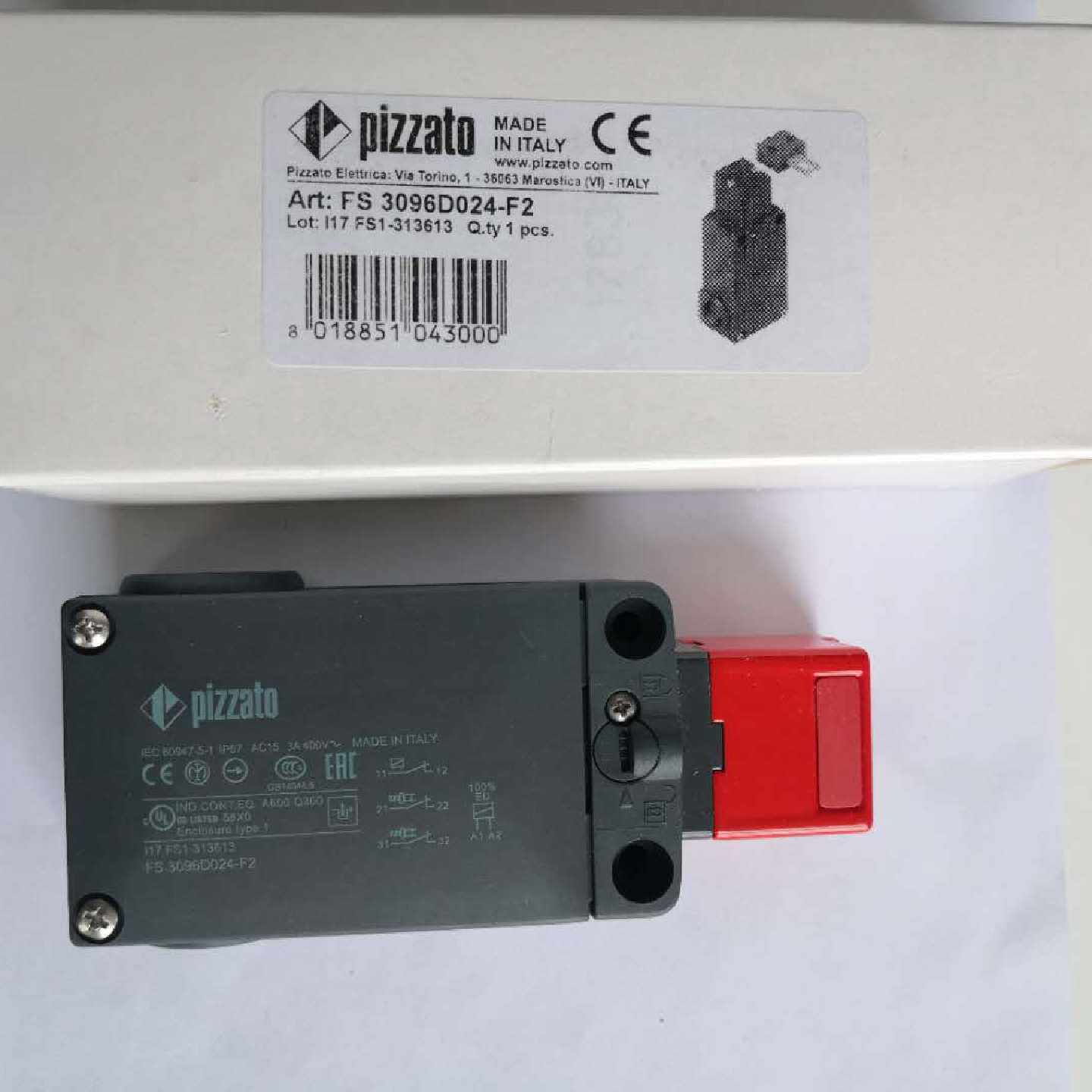Pizzato 意大利原装进口安全门锁开关 FS 3096D024-F2 现货供应