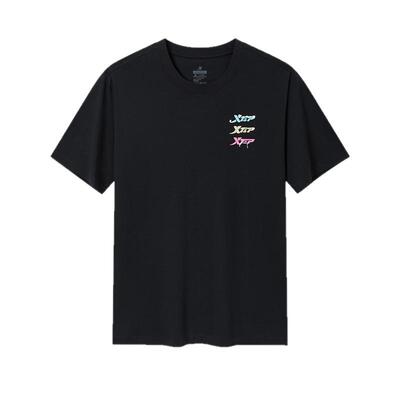 【巴斯克系列】特步短袖T恤男女2025年夏季休闲情侣半袖运动上衣