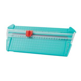 可得优滑动裁纸刀滚动切纸机a4纸修剪器滚轮式小型手动多功能照相片切割修边儿童手工diy安全切纸刀包邮