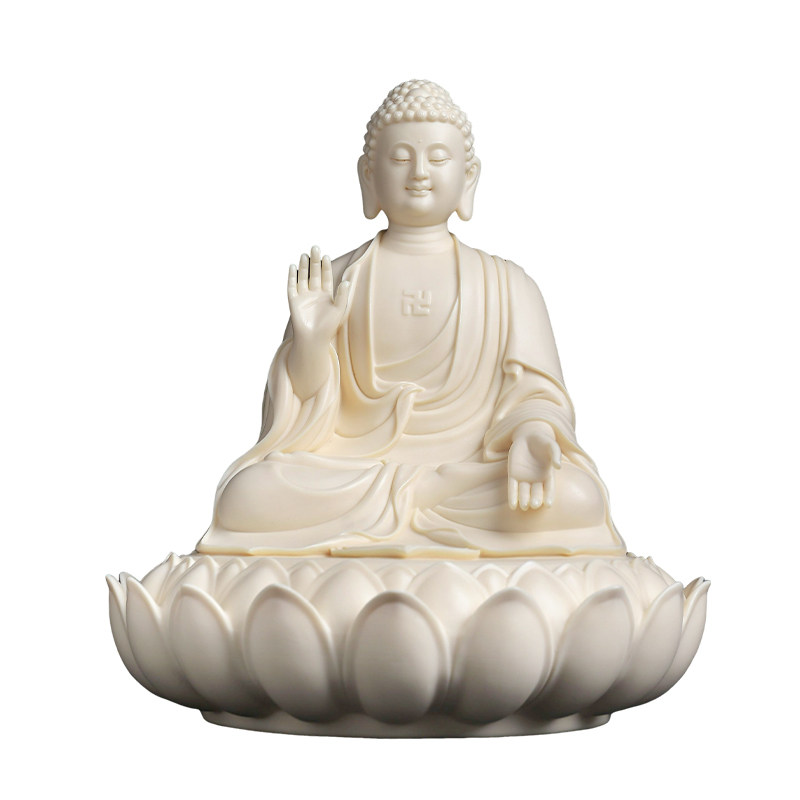 陶瓷灵山佛家用客厅艺术收藏摆件