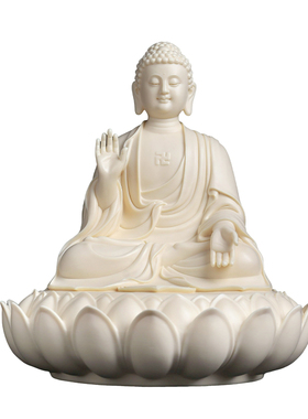 陶瓷灵山佛家用客厅艺术收藏摆件