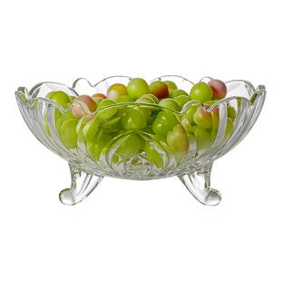 水果盘玻璃客厅茶几家用零食盘特别好看的糖果盘轻奢大气干果果盘