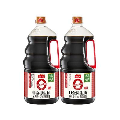 海天0金标生抽1.28L×2瓶
