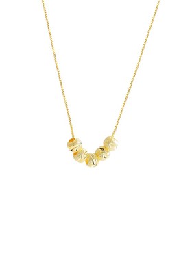 轻奢其他女复古金色圆珠吊坠