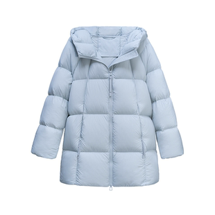 95白鸭绒2025新款羽绒服女款中长款超好看加厚外套冬季泡芙小个子
