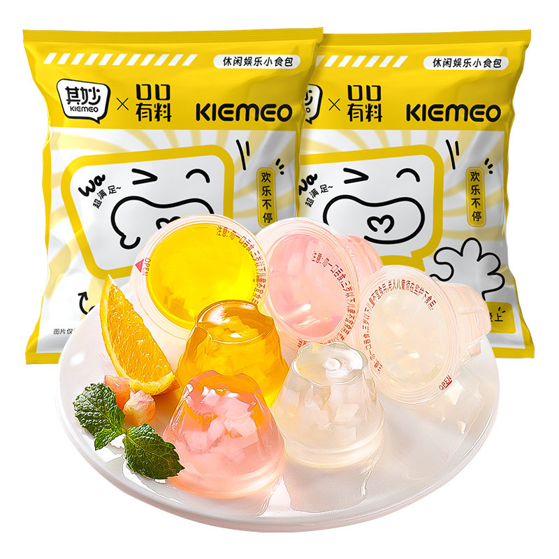 椰果肉果冻多口味混合味果冻儿童休闲零食小吃解馋食品独立小包装