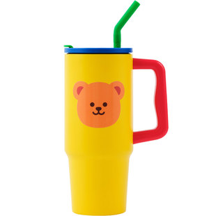 【自营】Glasslock&wigglewiggle联名大容量吸管杯保温保冷车载杯